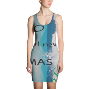 Vestido para sublimación cortado y cosido